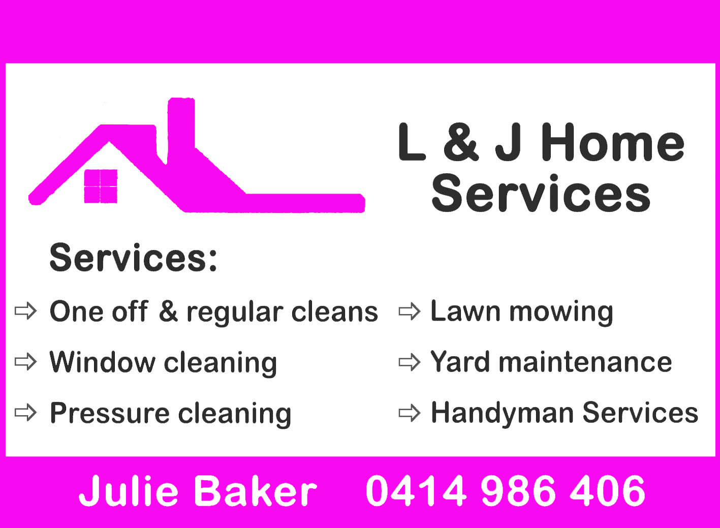 Cleaning L& J Home Services2