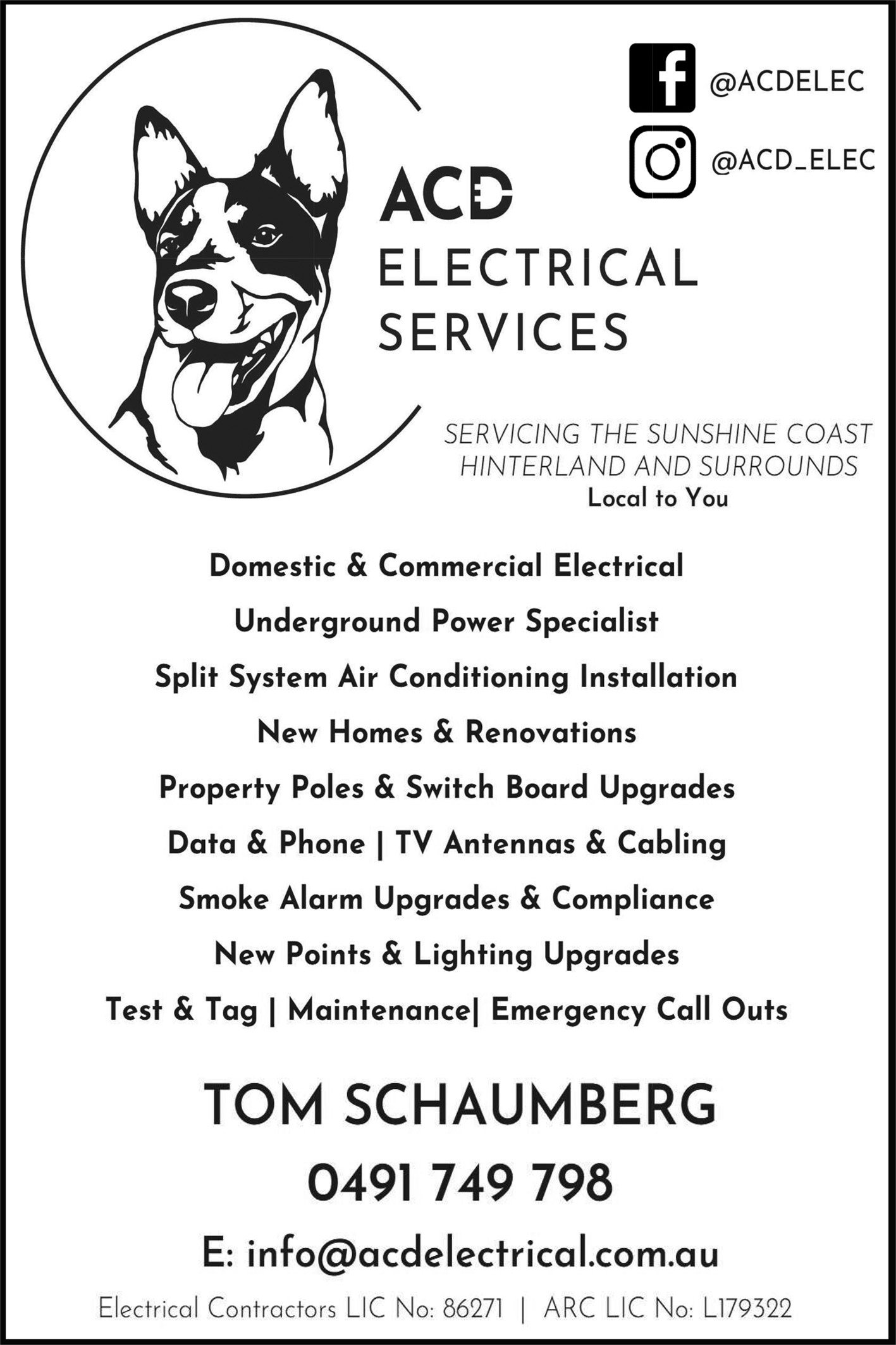 Electrical ACD