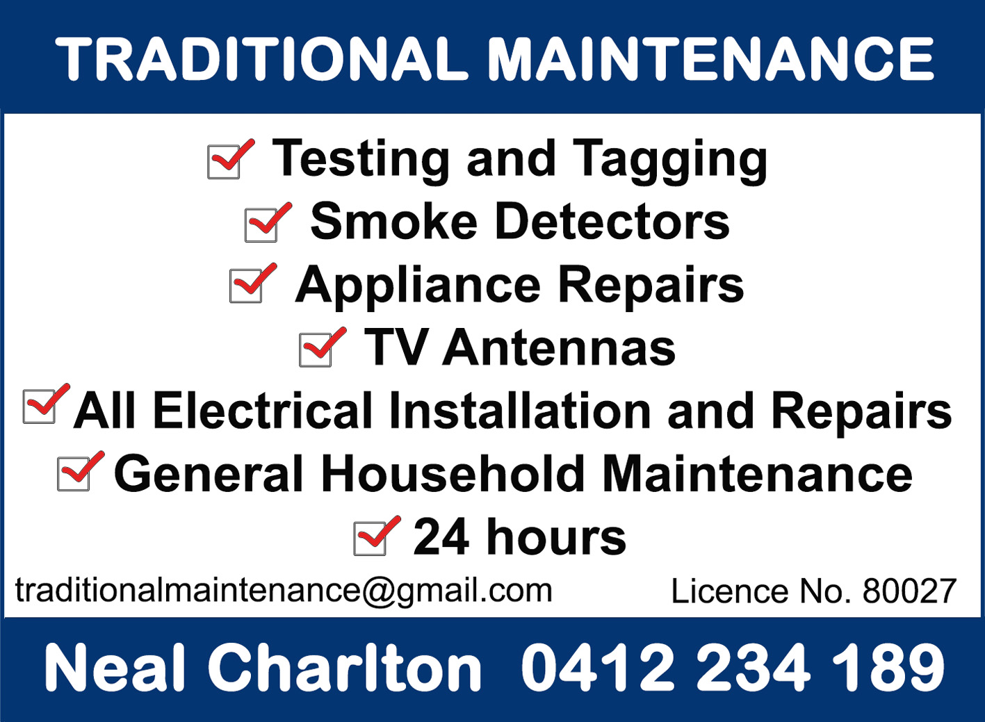 Electrical Traditional Main H