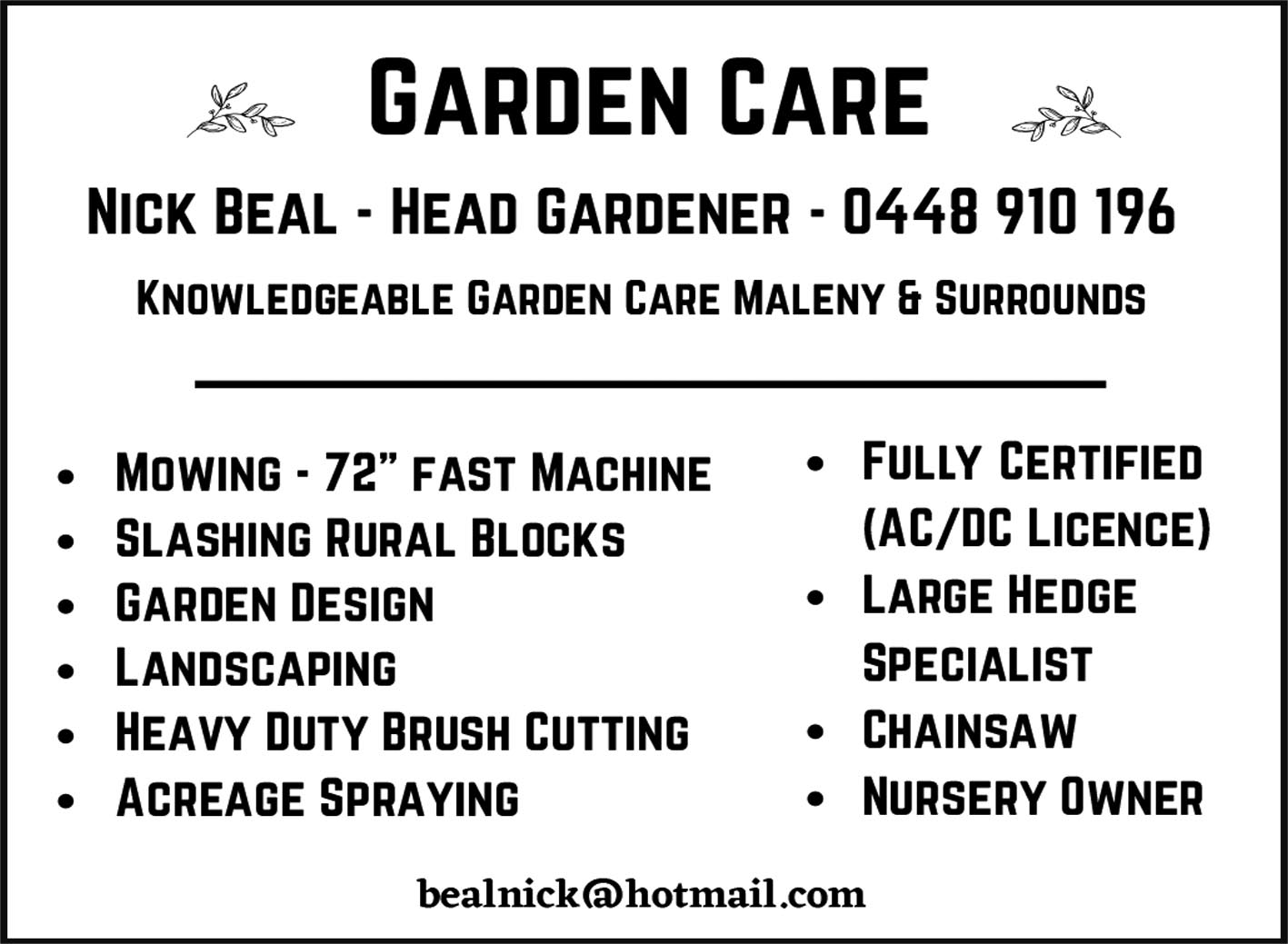 Garden Garden Care (beal)