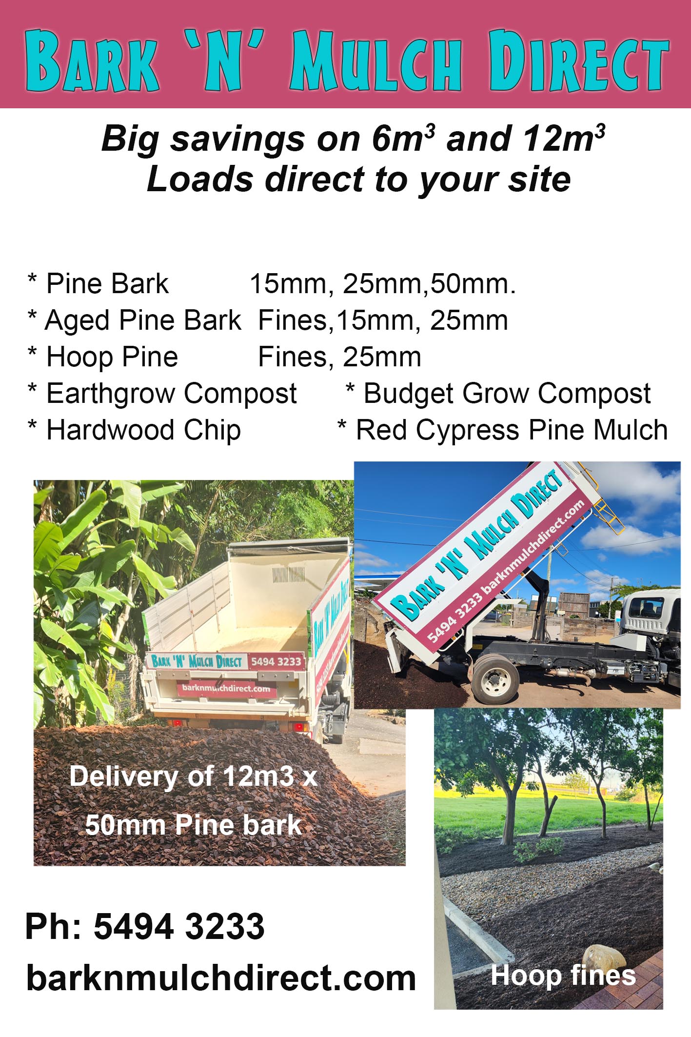 Landscaping Bark n mulch (Maleny lands)