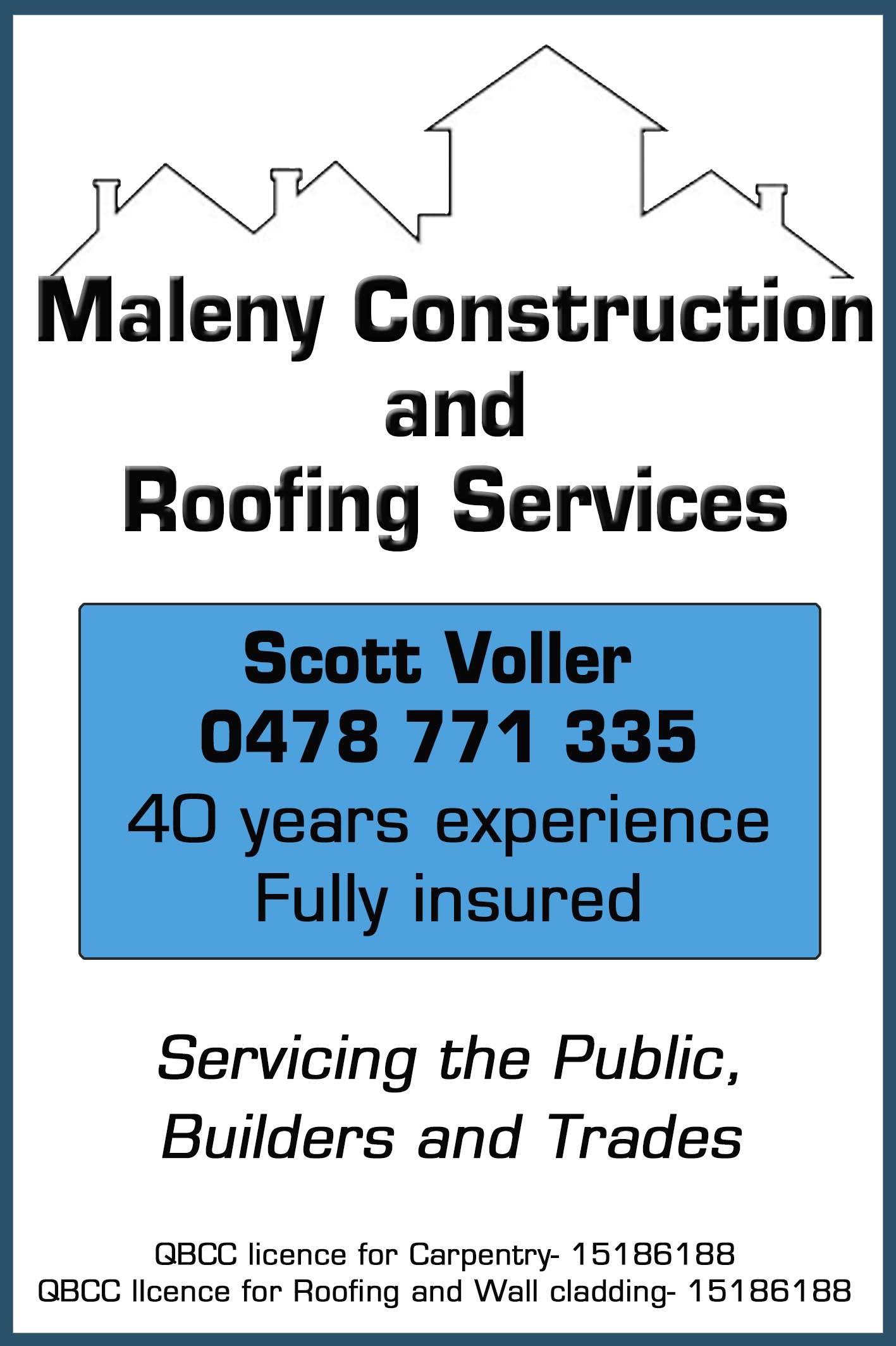 Roof Maleny Cons & roof