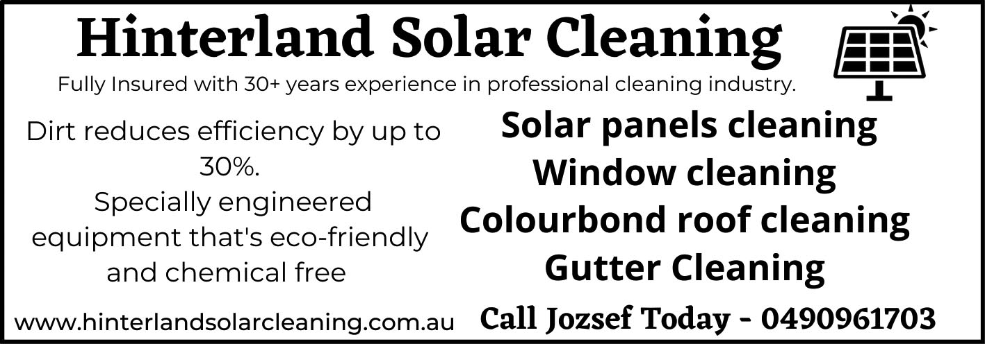 Solar cleaning hint Solar