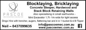 Pascoe Mini Excavation & Construction