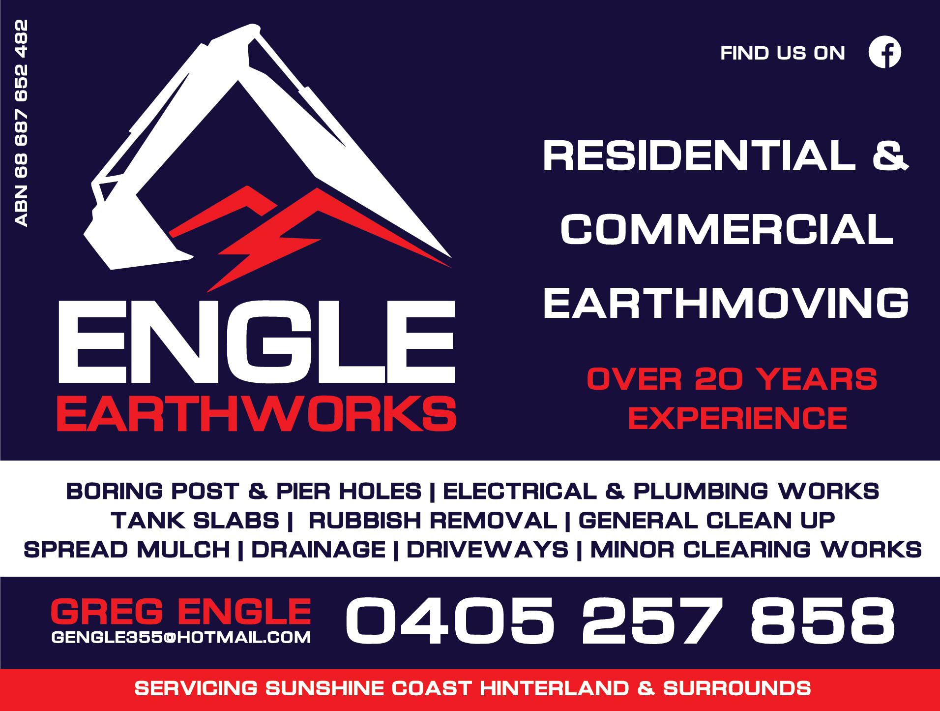 Engle Earthworks Apex Ad 2025 – colour