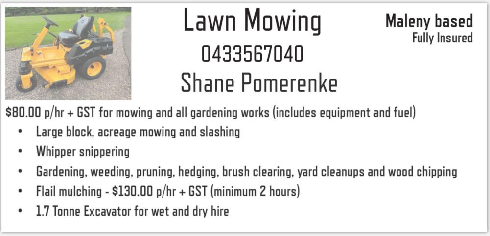 shane mowing
